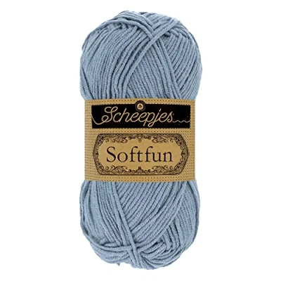 Image de Scheepjes Softfun 2602 Bleu Ardoise Fil 1x50g