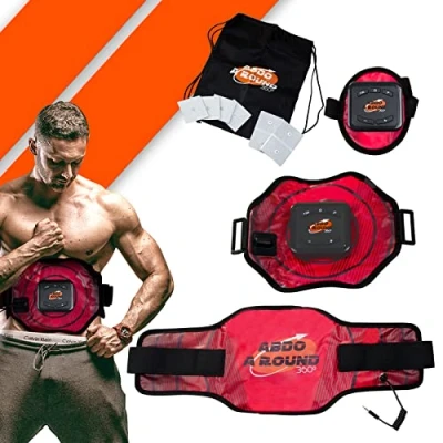 Image de Bonplus BP Électrostimulateur Musculaire Abdo A Round 360º Stimulateur Abdominaux Cinturon EMS 9 programmes (S/M)