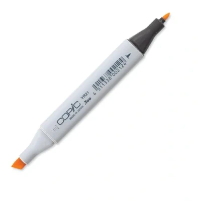Image de COPIC Classic YR21, Cream, Twin Marker avec une pointe moyenne et fine