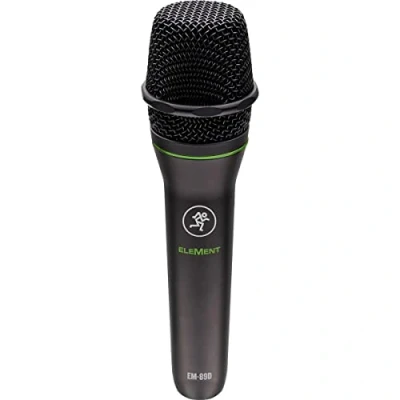 Image de Mackie EM 89D Microphone vocal dynamique pour les prestations live et l&#039;enregistrement en studio