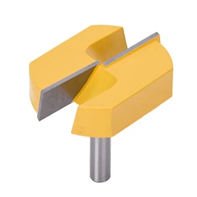 Image de Nettoyage des Embouts de Routeur Inférieurs, Embout Toupie à Tige 8 mm en Bas Rabotage Surface Fraise Bois 8x57mm