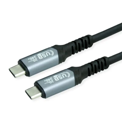 Image de Value Câble USB4 Gen2x2, C C, ST/ST, 20Gbit/s, 240W, noir, 2 m