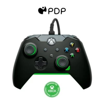 Image de Pdp Filaire Manette Neon Noir pour Xbox Series XS, Gamepad, Video Game Manette, Gaming One, Licence Officiel X