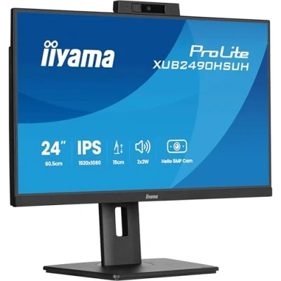 Image de iiyama XUB2490HSUH B2 écran plat de PC 60,5 cm (23.8 ) 1920 x 1080 pixels Full HD LED Noir Neuf