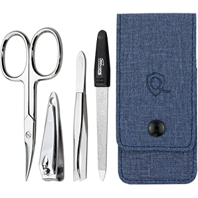 Image de marQus Set de manucure 4 pièces voyage avec lime Solingen soins des ongles et ciseaux à