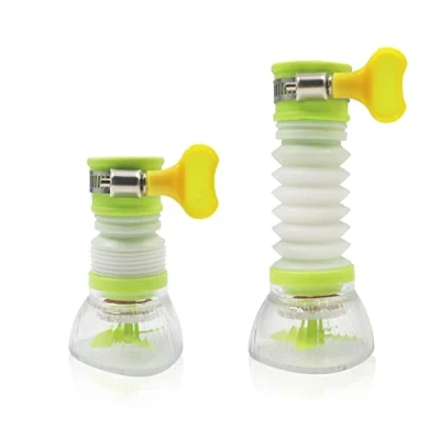 Image de Purificateur d&#039;eau de robinet, tête robinet cuisine mobile rotative à 360 degrés, pulvérisateur pivotant économiseur d&#039;eau, bec d&#039;extension anti éclaboussures (Vert)