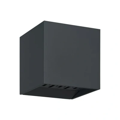 Image de EGLO Applique murale extérieure LED Calpino 2, lampe de façade avec éclairage indirect vers le haut et bas, luminaire d‘extérieur en métal anthracite, blanc chaud, IP54