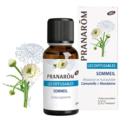 Image de Pranarôm Les Diffusables Sommeil Camomille et Mandarine Bio Relaxation nuit paisible