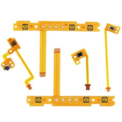 Image de Bouton ZL ZR L SL SR 5 en 1 pour ruban de clé pièce rechange contrôleur câble flexible réparation Switch Joy Con