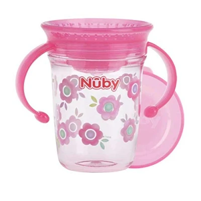 Image de Nûby Gobelet Magique 360 en Tritan™ 240ml Rose