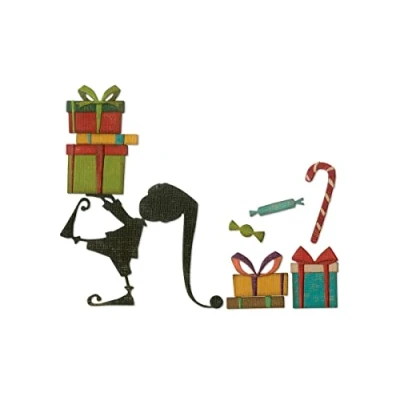 Image de Sizzix Matrice de Découpe Thinlits Set 11pcs Lutin du Père Noël