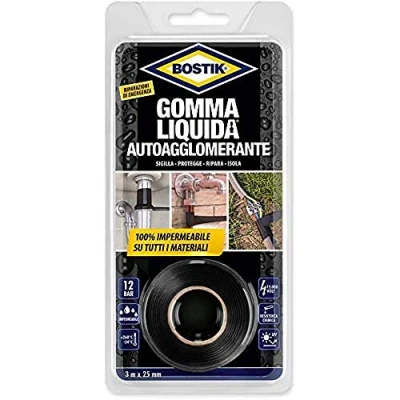 Image de Bostik Caoutchouc Liquide Ruban Auto agglomérant 3 m x 25 mm