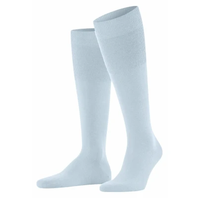 Image de Falke Airport KH Chaussettes hautes, Homme, Taille: 41/42, Light blue