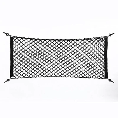 Image de Filet COF ure,Car Net SAE ranent ère ure,100x40cm Nylon l en plastue ure on C tiire Organisateur Bagage Siege,Filet Van aménagé,Filet cam Car,Filet elastue,Red cajuela Soul f