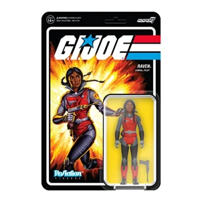 Image de Super 7 G.I. Joe Raven Cobra Pilot Figurine de réaction 9,5 cm