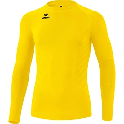 Image de Erima Mixte Basic Longsleeve Athletic, Jaune, XS EU