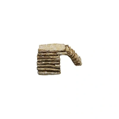 Image de Komodo Rampe d&#039;angle pour terrariums et vivariums Grande Plate Forme Grès Décoration Reptiles Accessoire