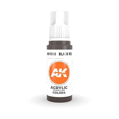 Image de AK Interactive 3rd Gen Acrylic Black Red 17ml