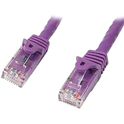 Image de StarTech.com Câble réseau Cat5e UTP sans crochet 10 m Violet Cordon Ethernet RJ45 anti accroc patch (45PAT10MPL)