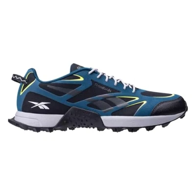 Image de Reebok Terrain Craze Chaussures de running, Taille: 45.5, Black escape blue digital lime Polyester