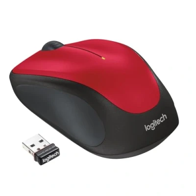 Image de Logitech M235 Souris Sans Fil Rouge