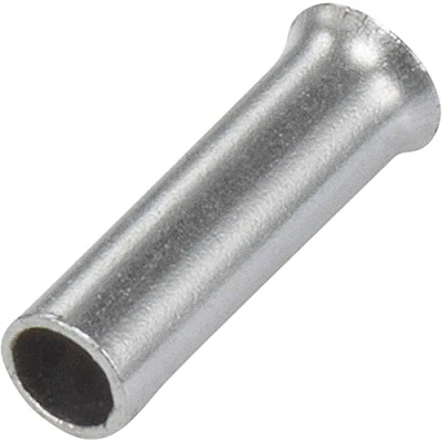 Image de Embout simple d&#039;extrémité de câble TRU COMPONENTS EN15 07 1091263 1 x 1.50 mm² 7 mm non isolé métal 100 pc(s)