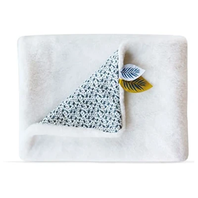 Image de Doudou et Compagnie Plaid Couverture Polaire Douce Chaude Blanc 100 x 70 cm Collection Yoca Le Koala Idée Cadeau Naissance pour Bébé Fille ou Garçon Extra Soyeux ‎DC3685