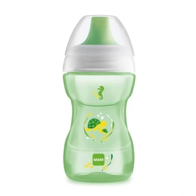 Image de MAM Tasse Fun To Drink Cup avec poignées et bec rigide 8+ mois, 270 ml, neutre