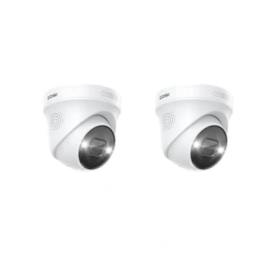 Image de ZOSI C225 Lot de 2 Caméra Surveillance PoE pour Extérieur, 2K 5MP Haute Résolution, Supplémentaire Compléter Le Système
