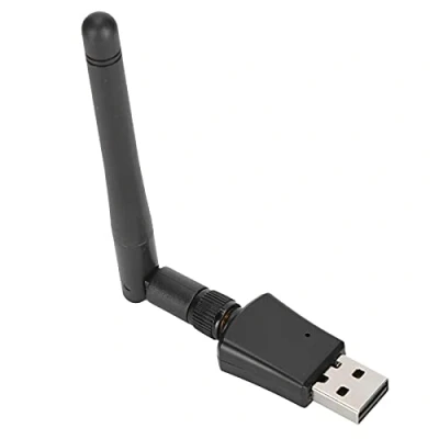 Image de Dongle Wi FI USB 2.0 à Gain élevé AC600, Adaptateur Double Bande avec Antenne 5dBi pour PC/Ordinateur Portable, Prend en Vista/XP/2000/7/8/10, Linux,
