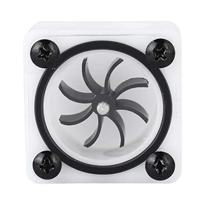 Image de Débitmètre Indicateur, Capteur de Débit d&#039;eau à 2 Voies, Filetage G1/4, 8 Roues, Indicateur pour Système Refroidissement PC