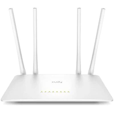 Image de Cudy Routeur WiFi Intelligent AC1200, Extender WiFi, Point d&#039;accès sans Fil, WISP, Internet Fil bi Bande 5 GHz, LAN 10/100Mbps, Antennes dBi, VPN, invité, Mode AP, WR1200