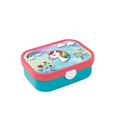 Image de Mepal Lunch Box Enfant Boîte à Gouter Compartimentée Fermeture Clip Sans BPA et Compatible au Lave Vaisselle 750 ml Unicorn