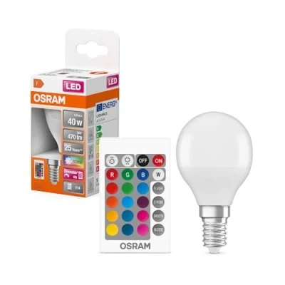 Image de OSRAM Ampoule LED Culot: E14 Blanc chaud 2700 K 4.9 W équivalent à 40 Retrofit RGBW avec télécommande