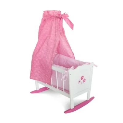 Image de Chic 2000 Bayer Poupée Berceau Fiori Bianco