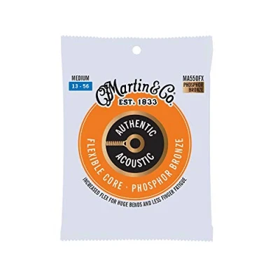 Image de C.F Martin Jeux de cordes Medium Flexible Core Phosphore Bronze Couleur: Natural MA550FX