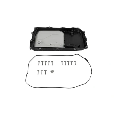 Image de VAICO V20 4774 Carter d&#039;huile, boîte automatique avec joint d&#039;étanchéite, vis de vidange d&#039;huile filtre, vis/boulons BMW: X5, 5 Berline