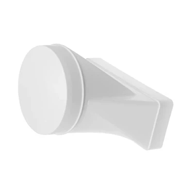 Image de 220 x 90 mm / 22 9 cm Raccord de tube rectangulaire pour rond 150 15 Système ventilation, chauffage, refroidissement Élément ventilation les espaces restreints.