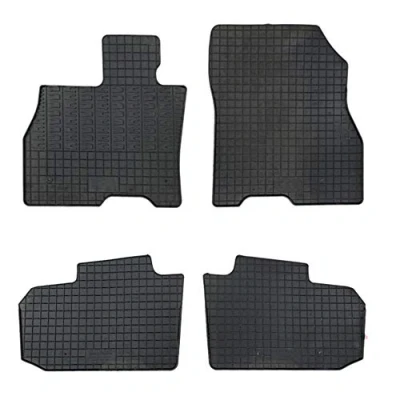 Image de AutoStyle CK RNI02 Ensemble de tapis sol caoutchouc avant et arrière 4 noir NISSAN: Leaf I