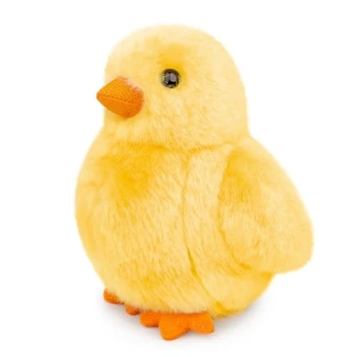 Image de lilizzhoumax Jouets en Peluche Poule 10cm/4, Simulation Jouet Poupée Réaliste Animaux Sauvages la volaille, Cadeau pour Les Amis et Enfants