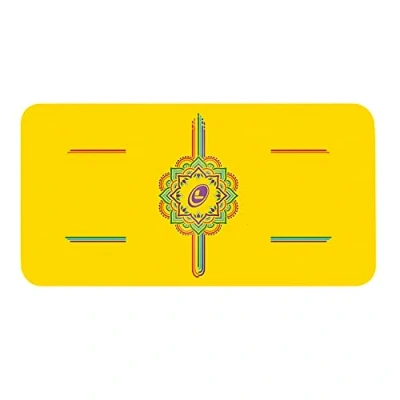 Image de Tapis de Yoga Liforme Coussin pour Genoux, Coudes et Mains Le Écologique Antidérapant avec Un Système d&#039;Alignement Unique Original Édition encrée Arc en ciel jaune
