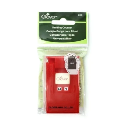 Image de Clover compte rangs et mailles p/tricot