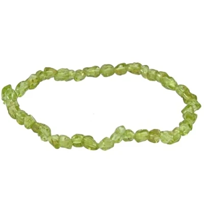 Image de Lebensquelle Plus Bracelet éclatant de péridot en Pierre précieuse qualité supérieure, 19 centimeters,
