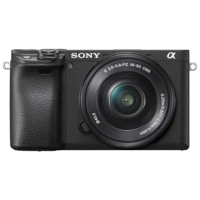 Image de Sony Alpha 6400Appareil Photo Numérique Hybride APS C en kit avec l&#039;Objectif Zoom E 16 50mm f/3.5 5.6 PZ OSS (24,2 MP, AF 0.02s, Suivi des Yeux, 4K HLG, Ecran Selfie Vlogging)(ILCE6400, A6400)