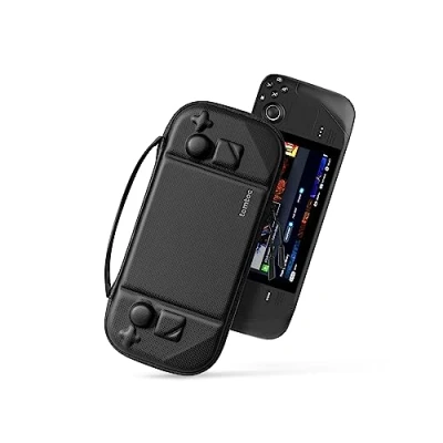 Image de tomtoc Etui Compatible avec Steam Deck/Steam Deck OLED, Protection EVA Coque Dure Housse de Transport pour Console Deck/OLED et Ses Accessoires, Antichoc, Portable, Adaptés Voyages, Cadeau Noel