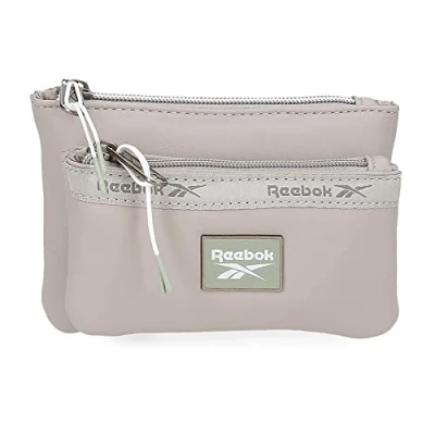 Image de Reebok Tina Trousse De Toilette Deux Compartiments Gris 17x9x2 cms Cuir Synthétique