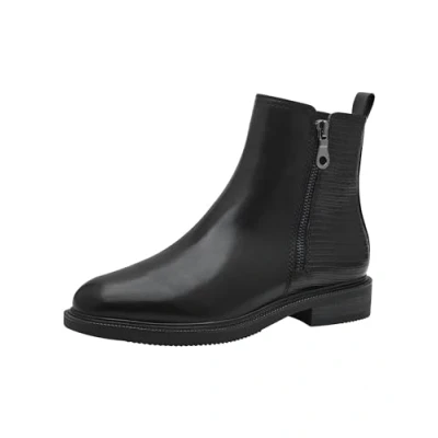 Image de MARCO TOZZI Bottines zippées pour Femme 2 25362 43 Botte Tendance, Noir/Comb, 40 EU