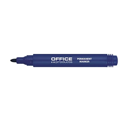Image de Office Products 1707121101 Marqueur permanent rond, largeur de trait : 13 mm, bleu