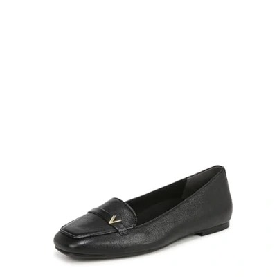 Image de Vionic Femme Hayes Ballerines, Cuir Noir, 38.5 EU Large