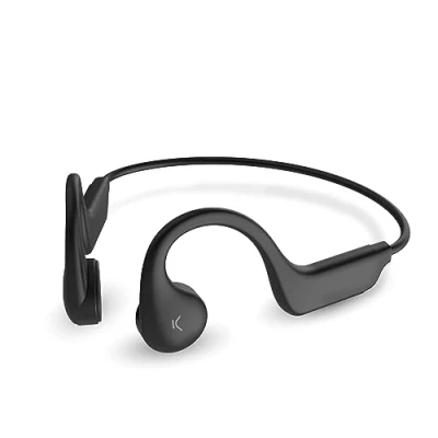 Image de KSIX Astro Écouteurs de Sport sans Fil Bluetooth avec Microphone pour appels, Confort Ouvert Courir, Assistants vocaux, imperméables, contrôle Tactile, 7h d&#039;autonomie, USB C